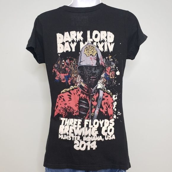 Three Floyds Brewing Co Dark Lord Day 2014 Festival Concert T Shirt Size Medium - Picture 8 of 13